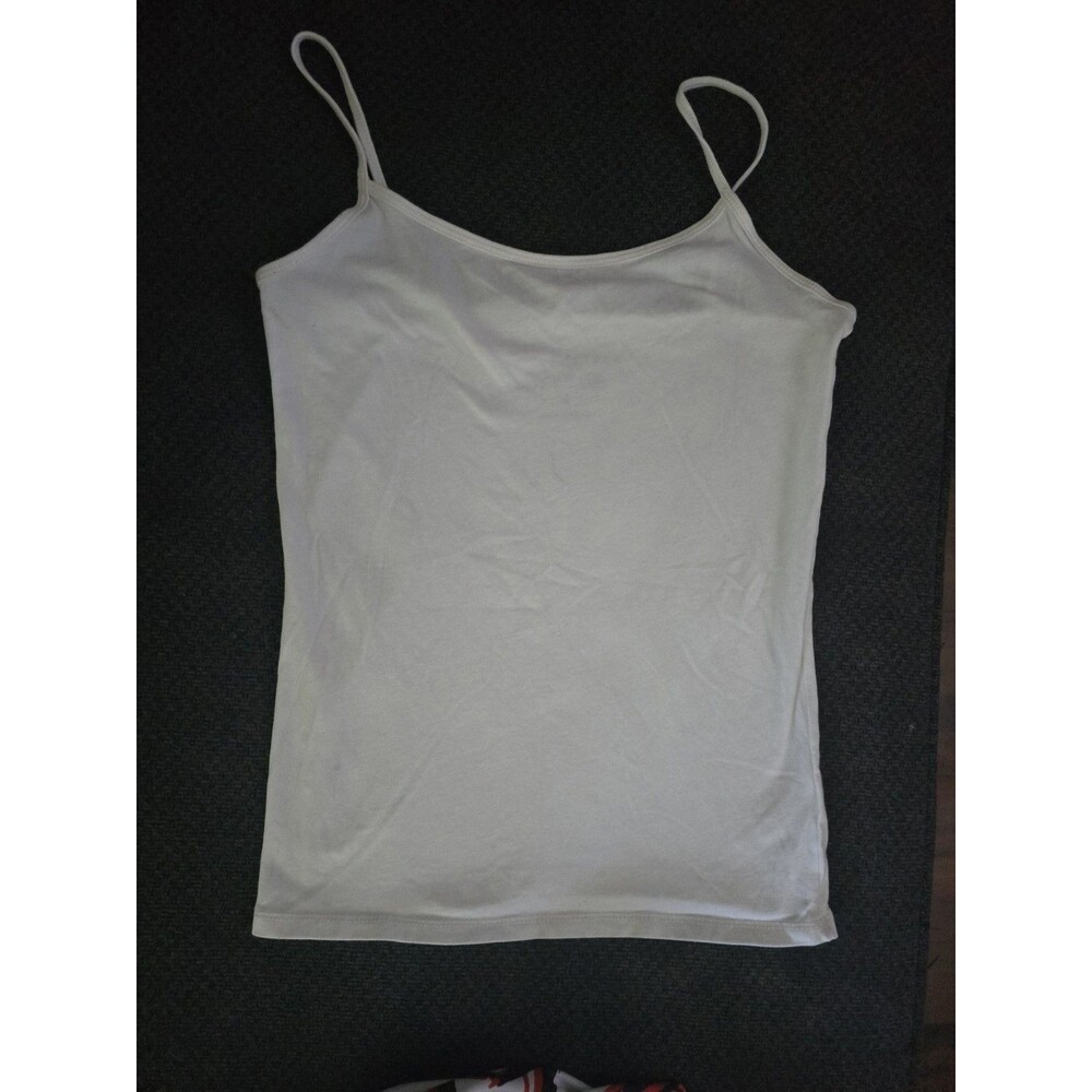 Aeropostale Favorite Cami Women's Medium White Spaghetti Strap Tank Top